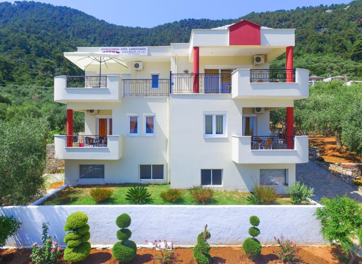 Anna Apartments Chrisi Ammoudia Exteriör bild